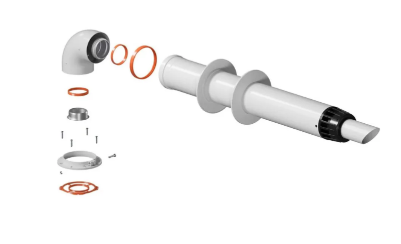Комплект дымохода 60/100, L750 мм (Immergas) антиобл